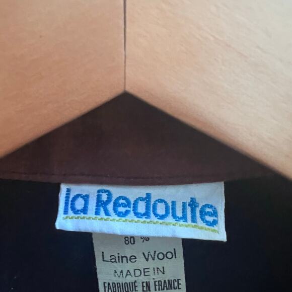 La Redoute Double Breasted Wool Blend Blazer Women's Jacket 38/40 Made in France - Picture 8 of 9